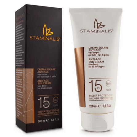 Stamintalis Crema Solare Anti-Age Viso e Corpo SPF 15 | Protezione Media e Anti-Age - 200 ml 5 Stamintalis Crema Solare Anti-Age Viso e Corpo SPF 15 | Protezione Media e Anti-Age - 200 ml - immagine 3
