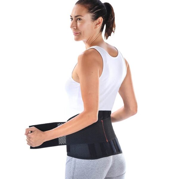 Tutore Donjoy Lombostrap 2 padded DonJoy ceinture Lombostrap ouverte femme 3 4 dos 72dpi