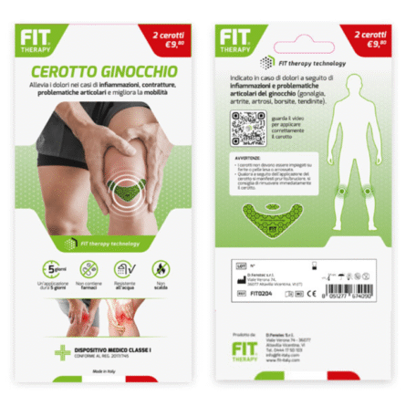 Fit Therapy Cerotto Ginocchio 3 Fit Therapy Cerotto Ginocchio - immagine 2