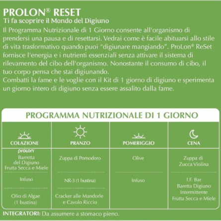 Prolon Reset - kit 1 giorno dieta 3 Prolon Reset - kit 1 giorno dieta - immagine 2