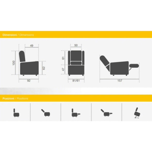 KSP Poltrona K91PAB 2R 1 3