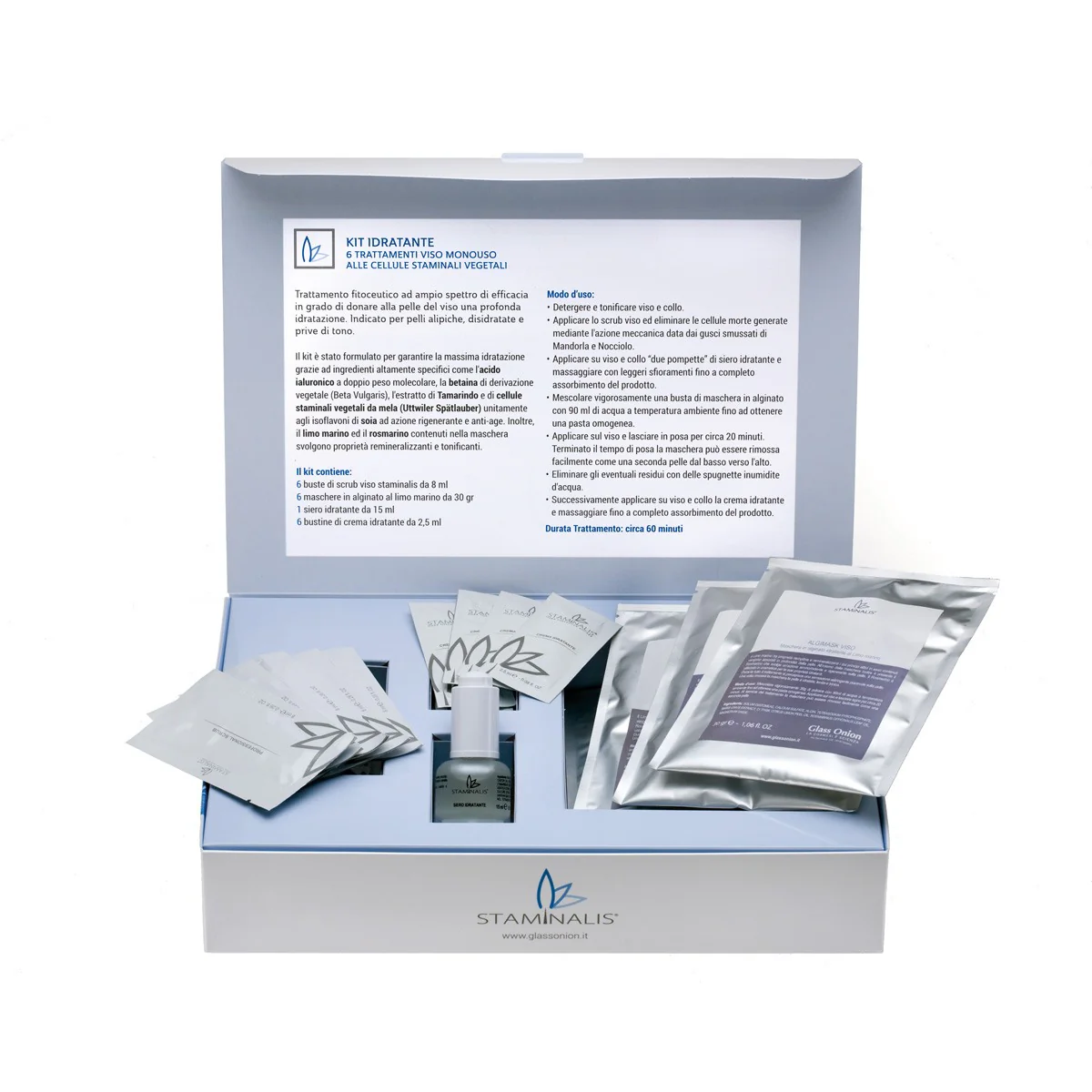 Staminalis Kit 6 Trattamenti Viso Monouso | Trattamento idratante